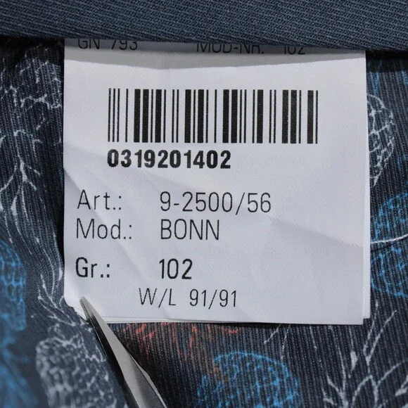 Meyer NWT Dress Pants Size 102 (US 36) Bonn in Purple Polyester & Wool